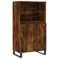 Miniatyrbillede 1 af 11: vidaXL skab 60x36x110 cm konstrueret træ Røget egetræ