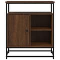 Miniatyrbilde 6 av 11: vidaXL Skjenk brun eik 69x35x80 cm konstruert tre