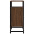 Miniatyrbilde 7 av 11: vidaXL Skjenk brun eik 69x35x80 cm konstruert tre