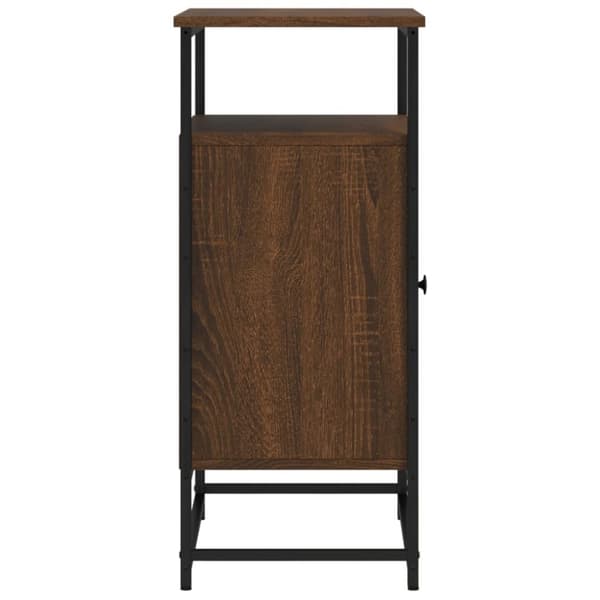 vidaXL Skjenk brun eik 69x35x80 cm konstruert tre