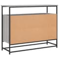 Miniatyrbilde 8 av 11: vidaXL Skjenk grå sonoma 100x35x80 cm konstruert tre