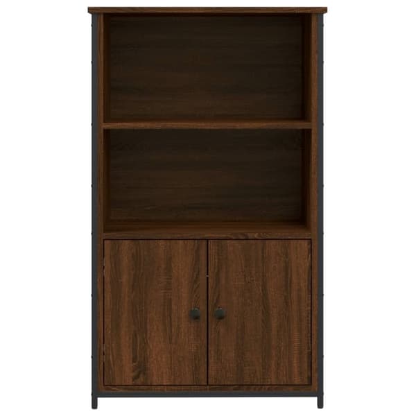 vidaXL skab 62x32x103,5 cm konstrueret træ brun egetræsfarve