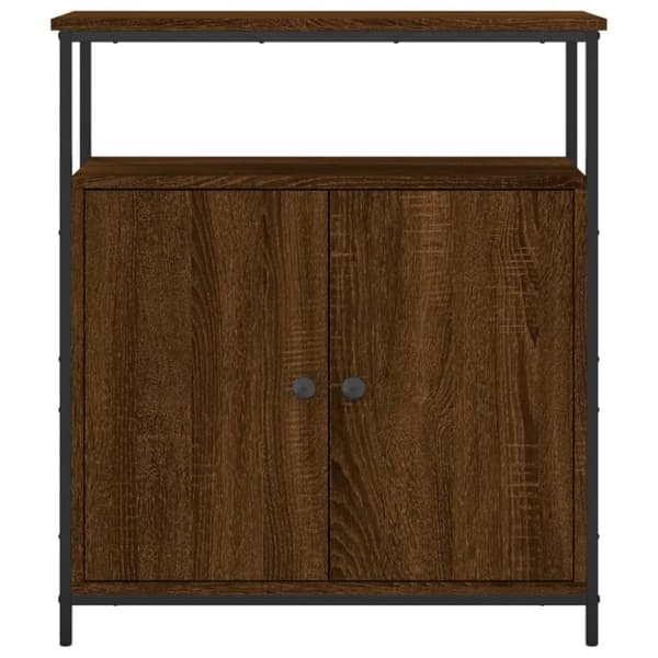 vidaXL Senkki ruskea tammi 70x30x80 cm tekninen puu