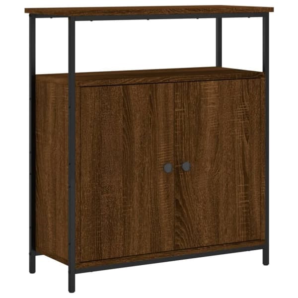 vidaXL Senkki ruskea tammi 70x30x80 cm tekninen puu