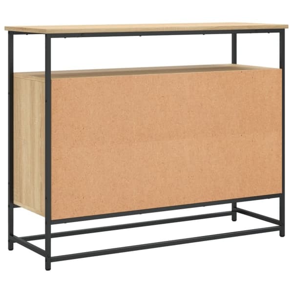 vidaXL skænk 100x35x80 cm konstrueret træ sonoma-eg
