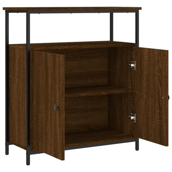 vidaXL Byrå brun ek 70x30x80 cm konstruerat trä