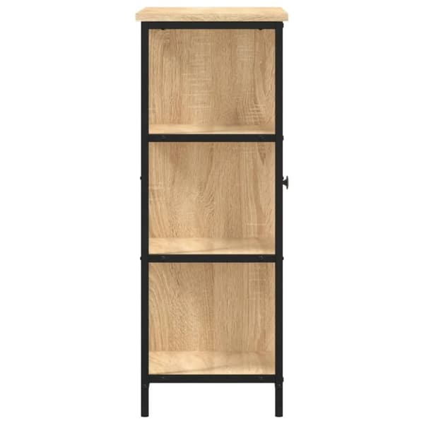 vidaXL Skänk sonoma-ek 70x30x80 cm konstruerat trä