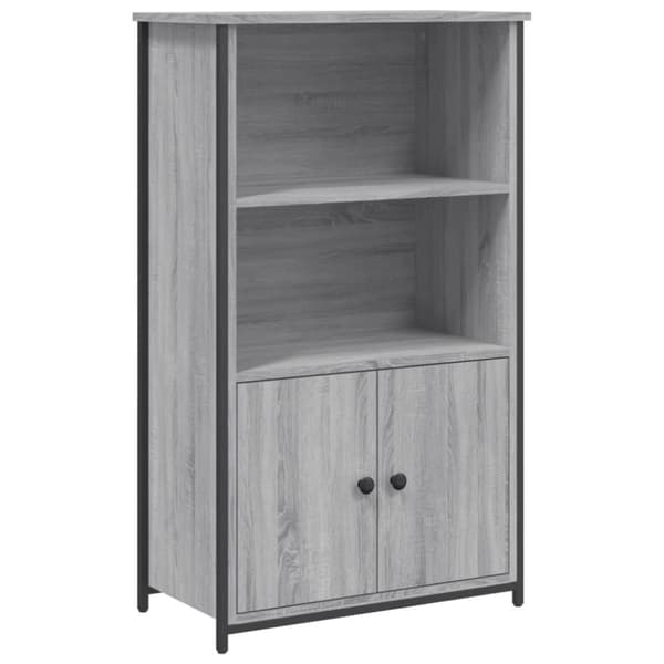 vidaXL skab 62x32x103,5 cm konstrueret træ grå sonoma-eg