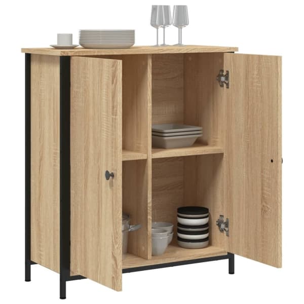 vidaXL Senkki Sonoma-tammi 70x30x80 cm tekninen puu