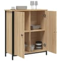 Pikkukuva 4 / 11: vidaXL Senkki Sonoma-tammi 70x30x80 cm tekninen puu