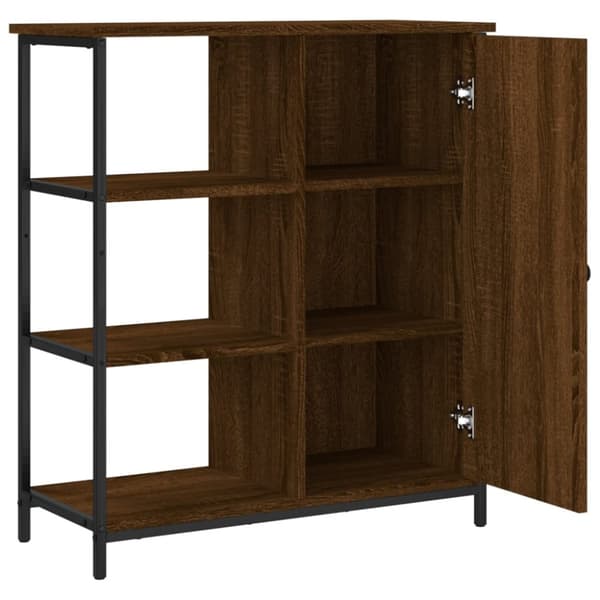 vidaXL skab 70x30x80 cm konstrueret træ brun egetræsfarve