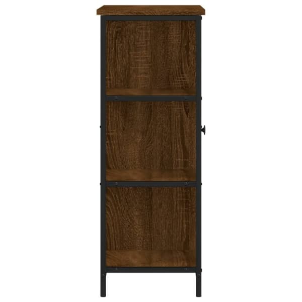 vidaXL skab 70x30x80 cm konstrueret træ brun egetræsfarve