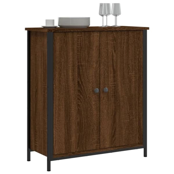 vidaXL Senkki ruskea tammi 70x30x80 cm tekninen puu