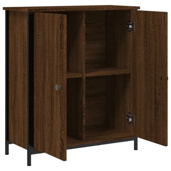 vidaXL Senkki ruskea tammi 70x30x80 cm tekninen puu