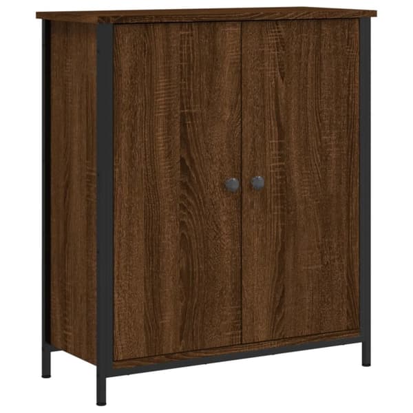 vidaXL Senkki ruskea tammi 70x30x80 cm tekninen puu