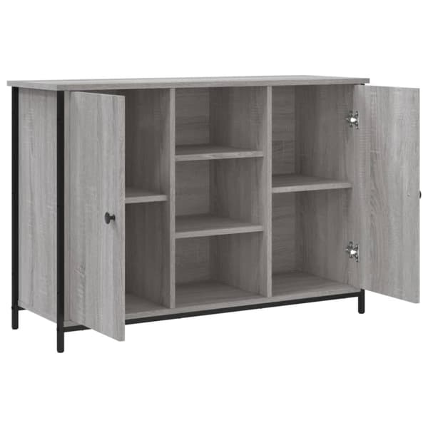 vidaXL Senkki harmaa Sonoma 100x35x70 cm tekninen puu