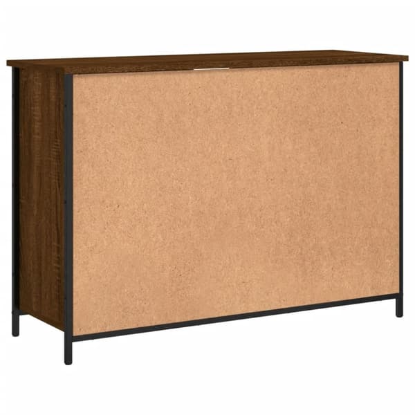 vidaXL skænk 100x35x70 cm konstrueret træ brun egetræsfarve