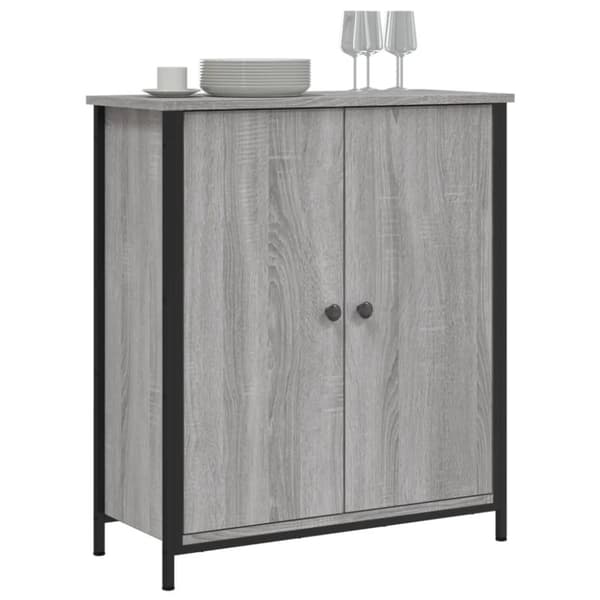 vidaXL Senkki harmaa Sonoma 70x30x80 cm tekninen puu