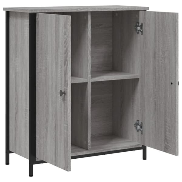 vidaXL Senkki harmaa Sonoma 70x30x80 cm tekninen puu