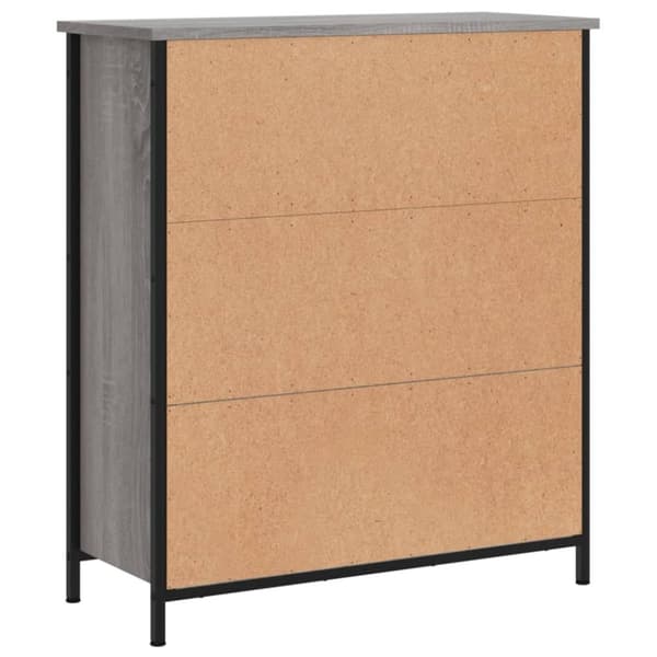 vidaXL Senkki harmaa Sonoma 70x30x80 cm tekninen puu