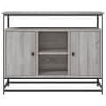 Pikkukuva 6 / 11: vidaXL Senkki harmaa Sonoma 100x35x80 cm tekninen puu