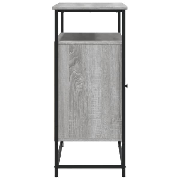vidaXL Senkki harmaa Sonoma 100x35x80 cm tekninen puu