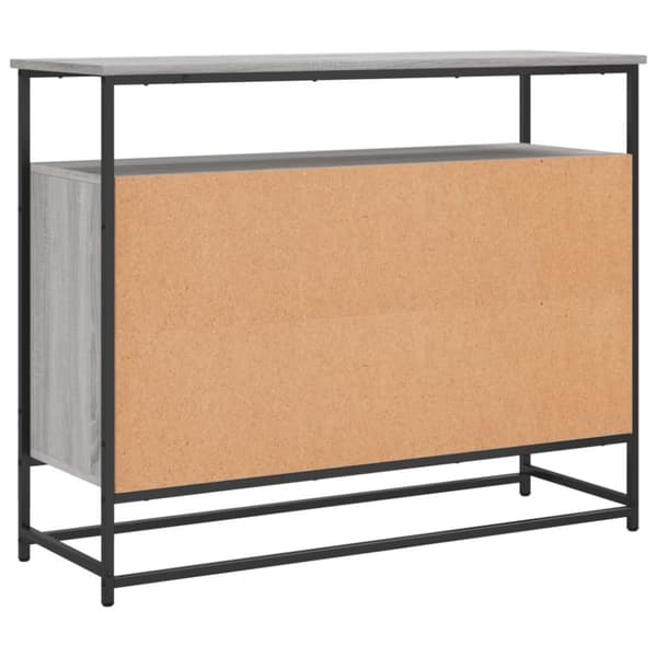 vidaXL Senkki harmaa Sonoma 100x35x80 cm tekninen puu