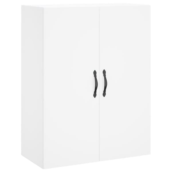 vidaXL højskab 69,5x34x180 cm konstrueret træ hvid