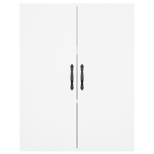 vidaXL højskab 69,5x34x180 cm konstrueret træ hvid