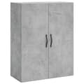Miniatyrbilde 4 av 11: vidaXL Highboard betonggrå 69,5x34x180 cm konstruert tre