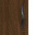 Miniatyrbilde 9 av 11: vidaXL Highboard brun eik 69,5x34x180 cm konstruert tre