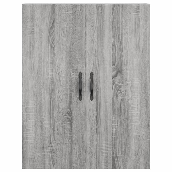 vidaXL Highboard grå sonoma 69,5x34x180 cm konstruert tre