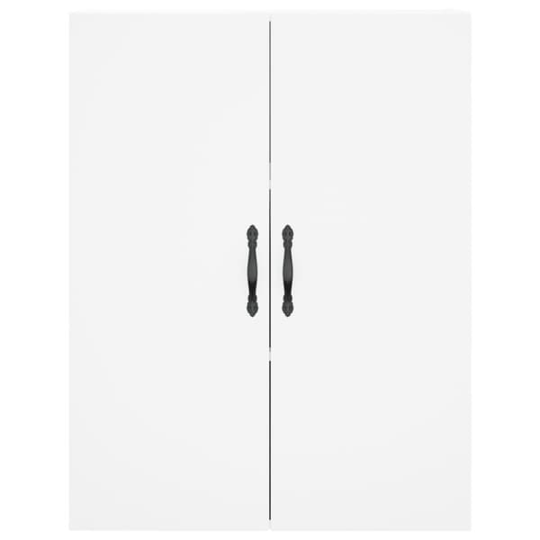 vidaXL Highboard hvit 69,5x34x180 cm konstruert tre