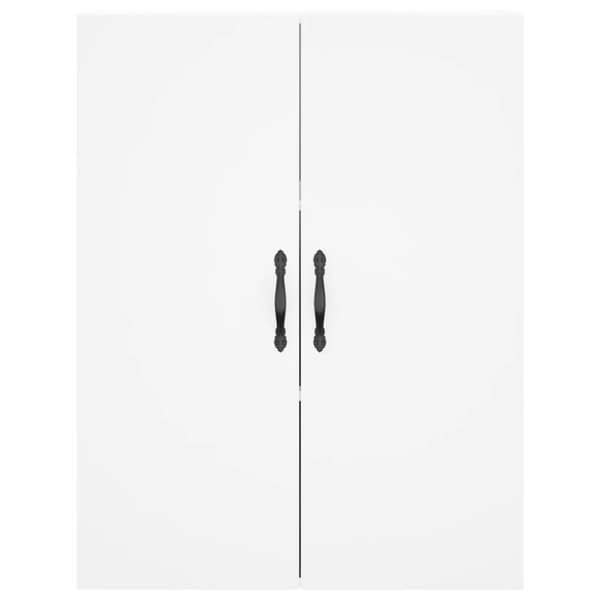 vidaXL højskab 69,5x34x180 cm konstrueret træ hvid