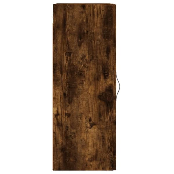 vidaXL Väggskåp rökfärgat ek 34,5x34x90 cm konstruerat trä