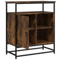 Miniatyrbilde 5 av 11: vidaXL Skjenk røkt eik 69x35x80 cm konstruert tre