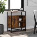 Miniatyrbilde 2 av 11: vidaXL Skjenk røkt eik 69x35x80 cm konstruert tre