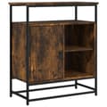 Miniatyrbilde 1 av 11: vidaXL Skjenk røkt eik 69x35x80 cm konstruert tre