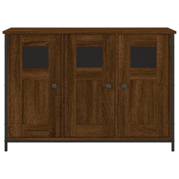vidaXL Senkki ruskea tammi 100x35x70 cm tekninen puu