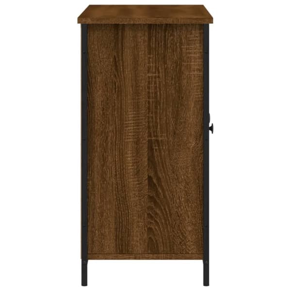 vidaXL Senkki ruskea tammi 100x35x70 cm tekninen puu