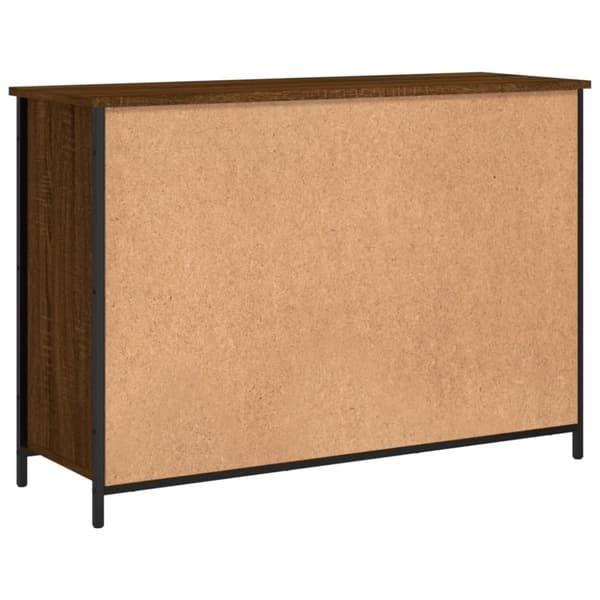 vidaXL Senkki ruskea tammi 100x35x70 cm tekninen puu