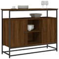Pikkukuva 3 / 11: vidaXL Senkki ruskea tammi 100x35x80 cm tekninen puu