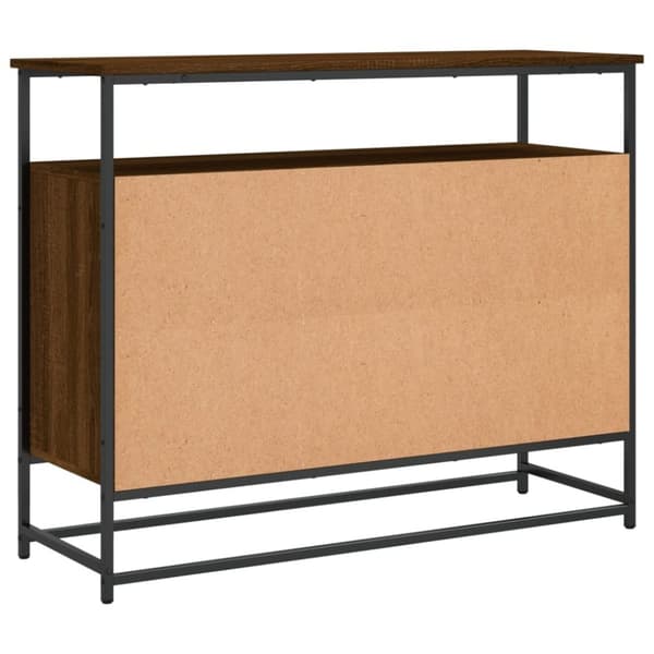 vidaXL Senkki ruskea tammi 100x35x80 cm tekninen puu