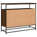 Pikkukuva 8 / 11: vidaXL Senkki ruskea tammi 100x35x80 cm tekninen puu