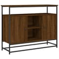 Pikkukuva 1 / 11: vidaXL Senkki ruskea tammi 100x35x80 cm tekninen puu