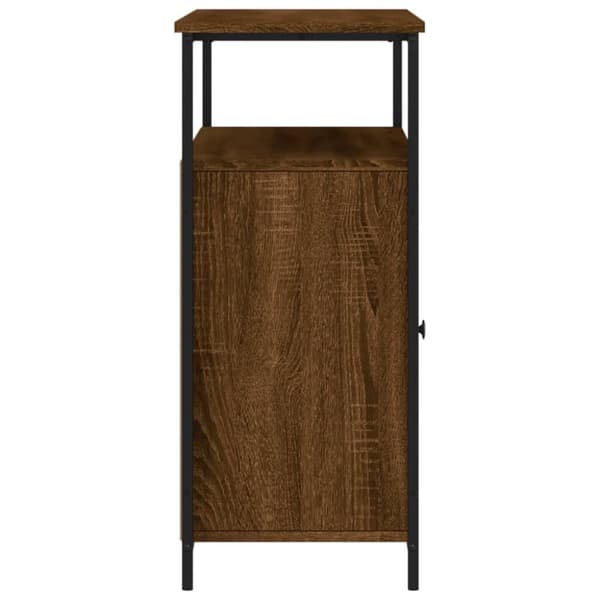 vidaXL skænk 100x35x80 cm konstrueret træ brun egetræsfarve