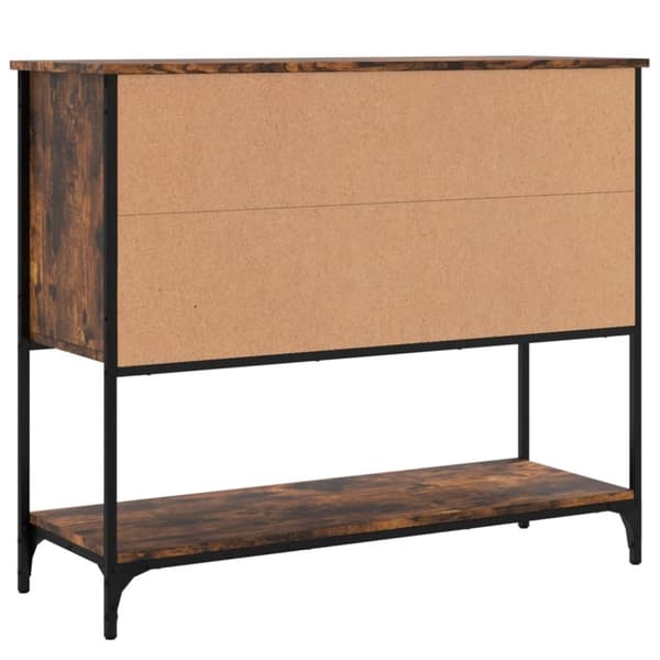 vidaXL Skänk rökfärgad ek 100x36x85 cm konstruerat trä