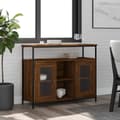 Miniatyrbilde 2 av 11: vidaXL Skjenk brun eik 100x35x80 cm konstruert tre