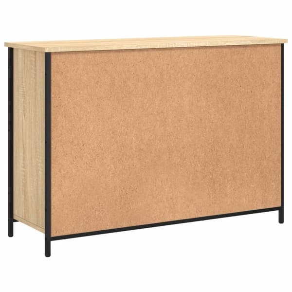 vidaXL Skänk sonoma-ek 100x35x75 cm konstruerat trä