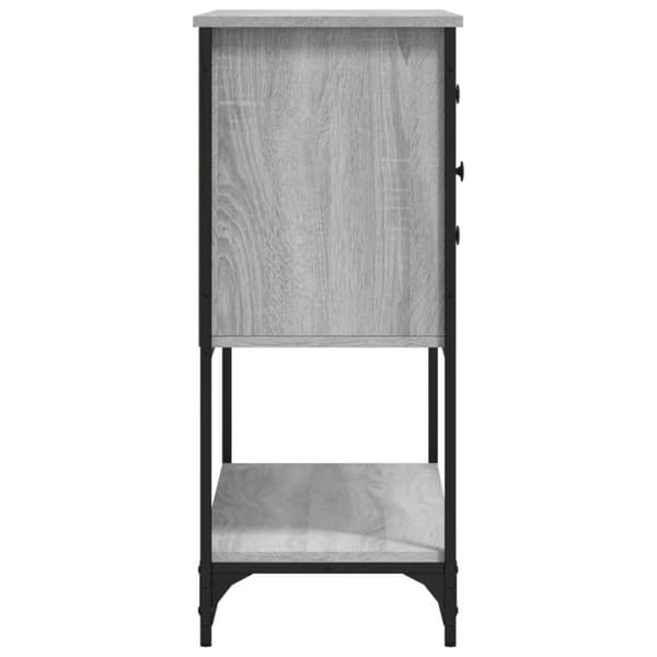 vidaXL Skjenk grå sonoma 100x36x85 cm konstruert tre
